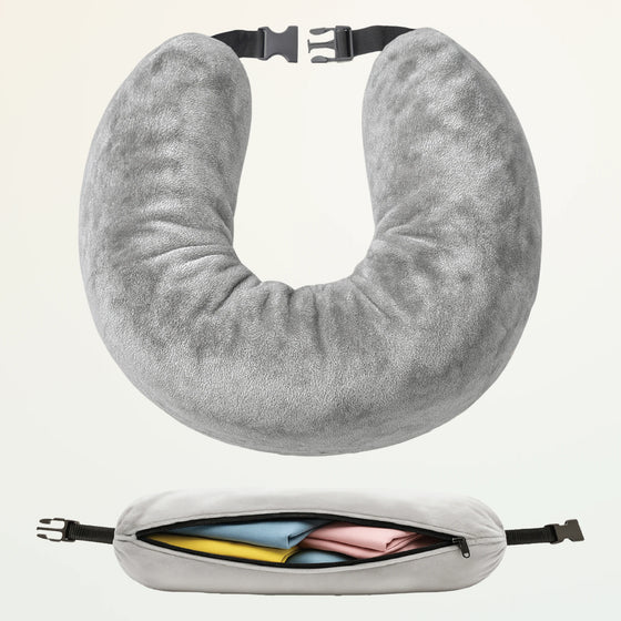 Poduszka podróżna 2w1 szara – BetterSleep